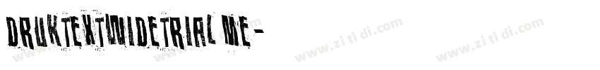 druktextwidetrial me字体转换